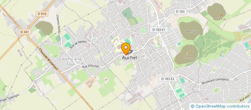 localisation de l'entreprise CTRE COM ACTION SOCIALE D'AUCHEL à AUCHEL