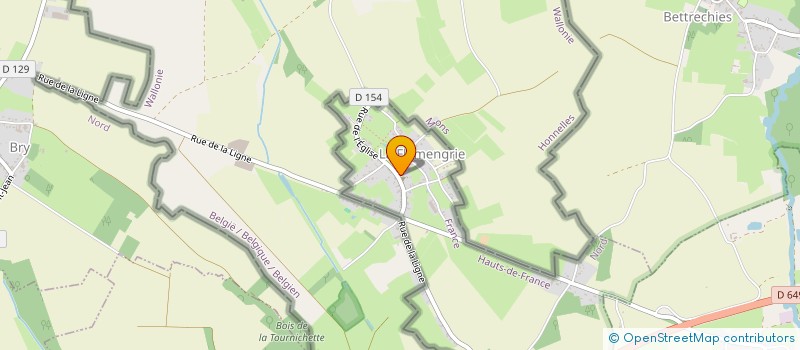localisation de l'entreprise CTRE COM ACTION SOCIALE D AUDIGNIES à AUDIGNIES