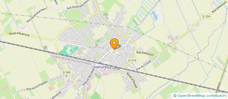 localisation de l'entreprise CTRE COM ACTION SOCIALE D'AUDRUICQ à AUDRUICQ