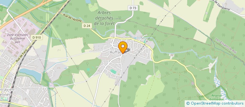localisation de l'entreprise CTRE COM ACTION SOCIALE D'AUFFARGIS à AUFFARGIS