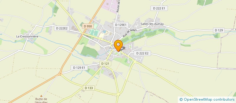 localisation de l'entreprise CTRE COM ACTION SOCIALE D'AULNAY à AULNAY