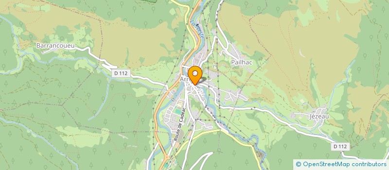 localisation de l'entreprise CTRE COM ACTION SOCIALE D'AULON  AULON