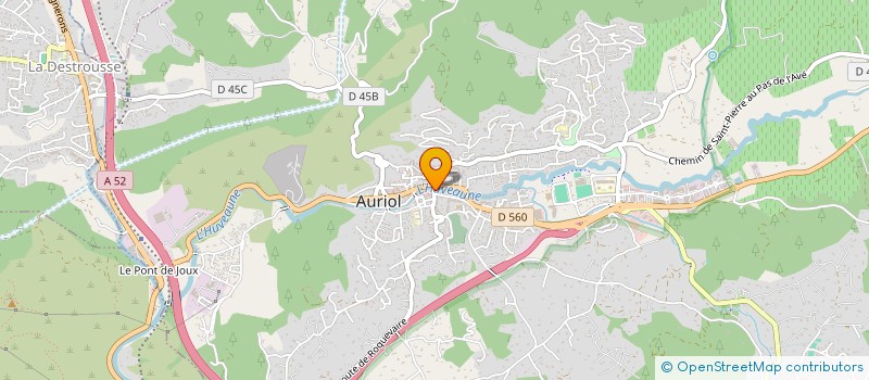 localisation de l'entreprise CTRE COM ACTION SOCIALE D AURIOL à AURIOL