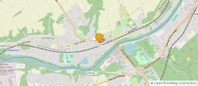 localisation de l'entreprise CTRE COM ACTION SOCIALE D AUVERS SUR OIS à AUVERS-SUR-OISE