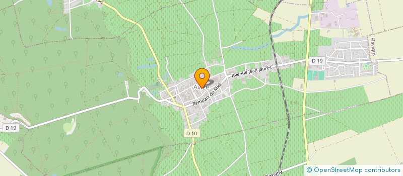 localisation de l'entreprise CTRE COM ACTION SOCIALE D'AVIZE à AVIZE