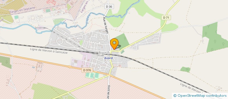 localisation de l'entreprise CTRE COM ACTION SOCIALE D'AVORD  AVORD