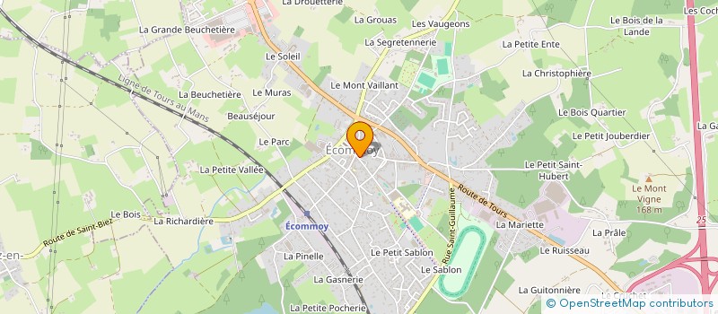 localisation de l'entreprise CTRE COM ACTION SOCIALE D'ECOMMOY  ECOMMOY