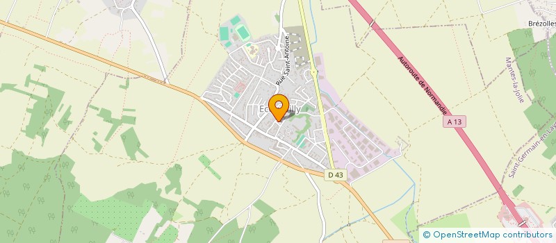 localisation de l'entreprise CTRE COM ACTION SOCIALE D ECQUEVILLY à ECQUEVILLY