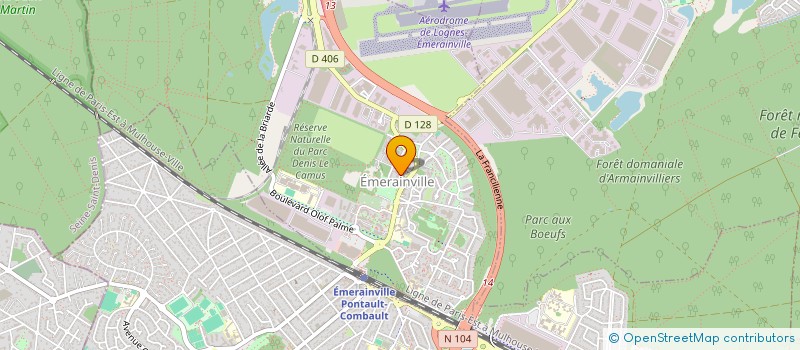 localisation de l'entreprise CTRE COM ACTION SOCIALE D EMERAINVILLE  EMERAINVILLE