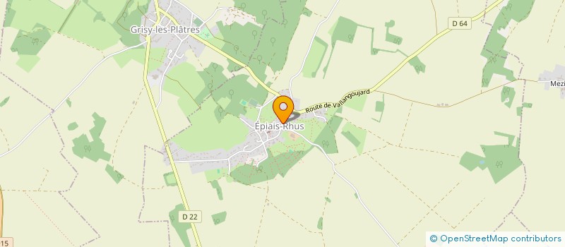 localisation de l'entreprise CTRE COM ACTION SOCIALE D'EPIAIS RHUS  EPIAIS-RHUS
