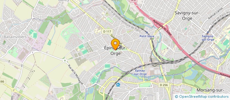 localisation de l'entreprise CTRE COM ACTION SOCIALE D'EPINAY S-ORGE à EPINAY-SUR-ORGE