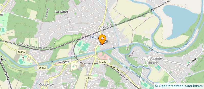 localisation de l'entreprise CTRE COM ACTION SOCIALE D ESBLY à ESBLY
