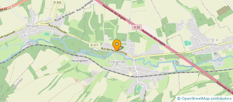 localisation de l'entreprise CTRE COM ACTION SOCIALE D'ESQUERDES  ESQUERDES