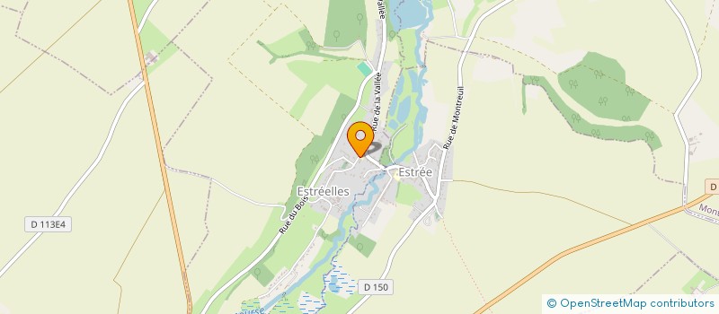 localisation de l'entreprise CTRE COM ACTION SOCIALE D'ESTREELLES  ESTREELLES