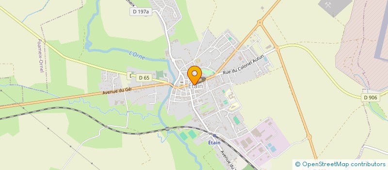 localisation de l'entreprise CTRE COM ACTION SOCIALE D'ETAIN à ETAIN