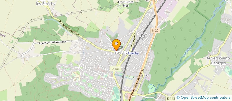 localisation de l'entreprise CTRE COM ACTION SOCIALE D'ETRECHY à ETRECHY