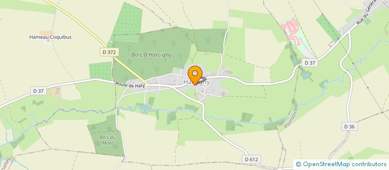 localisation de l'entreprise CTRE COM ACTION SOCIALE D'HARCIGNY  HARCIGNY