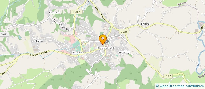 localisation de l'entreprise CTRE COM ACTION SOCIALE D HASPARREN à HASPARREN