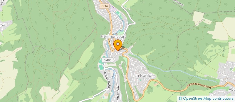 localisation de l'entreprise CTRE COM ACTION SOCIALE D'HERIMONCOURT  HERIMONCOURT