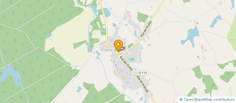 localisation de l'entreprise CTRE COM ACTION SOCIALE D INEUIL  INEUIL