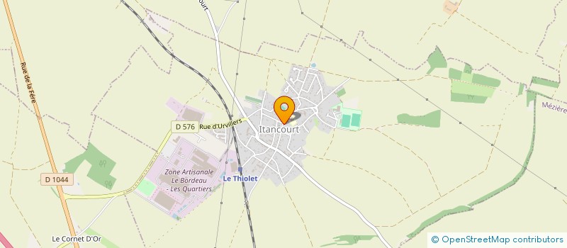 localisation de l'entreprise CTRE COM ACTION SOCIALE D'ITANCOURT à ITANCOURT