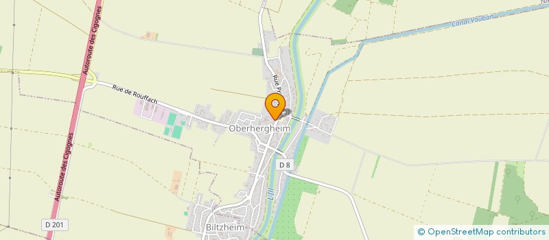 localisation de l'entreprise CTRE COM ACTION SOCIALE D'OBERHERGHEIM  OBERHERGHEIM