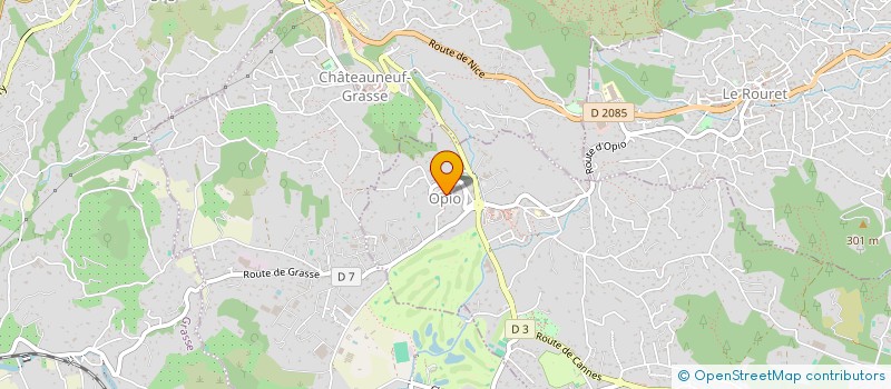 localisation de l'entreprise CTRE COM ACTION SOCIALE D'OPIO à OPIO