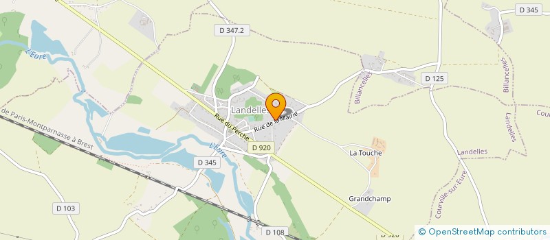 localisation de l'entreprise CTRE COM ACTION SOCIALE D'ORROUER à ORROUER