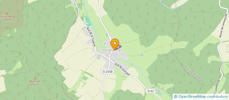 localisation de l'entreprise CTRE COM ACTION SOCIALE D'OUDRENNE à OUDRENNE