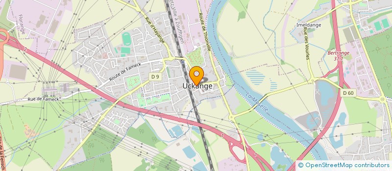 localisation de l'entreprise CTRE COM ACTION SOCIALE D UCKANGE à UCKANGE