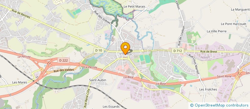 localisation de l'entreprise CTRE COM ACTION SOCIALE D YFFINIAC à YFFINIAC