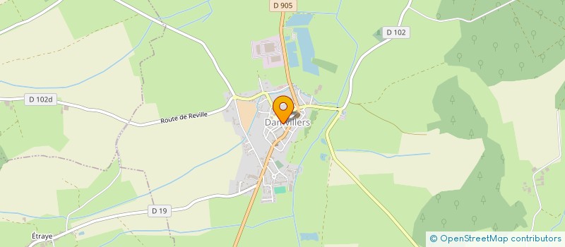 localisation de l'entreprise CTRE COM ACTION SOCIALE DAMVILLES à DAMVILLERS