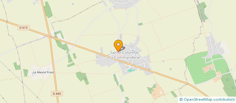 localisation de l'entreprise CTRE COM ACTION SOCIALE DAUBEUF LA CAMPA  DAUBEUF-LA-CAMPAGNE