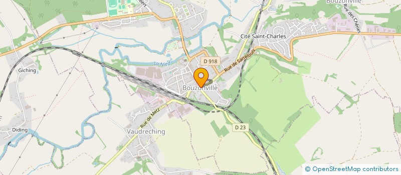 localisation de l'entreprise CTRE COM ACTION SOCIALE DE ANZELING  ANZELING