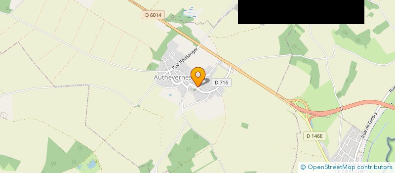 localisation de l'entreprise CTRE COM ACTION SOCIALE DE AUTHEVERNES  AUTHEVERNES