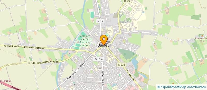 localisation de l'entreprise CTRE COM ACTION SOCIALE DE BAILLEUL à BAILLEUL