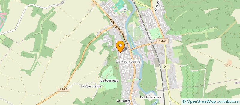 localisation de l'entreprise CTRE COM ACTION SOCIALE DE BAR SUR SEINE à BAR-SUR-SEINE