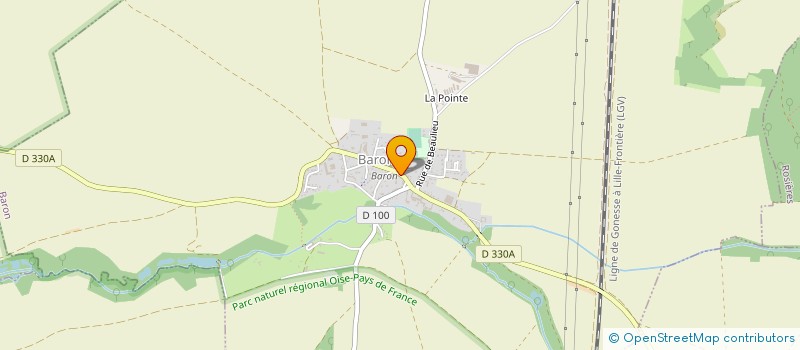 localisation de l'entreprise CTRE COM ACTION SOCIALE DE BARON à BARON