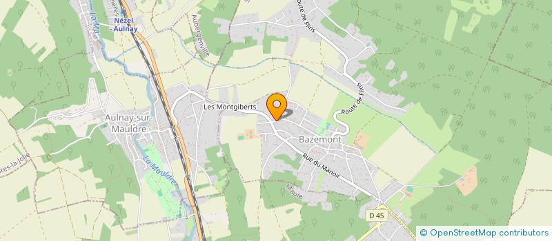 localisation de l'entreprise CTRE COM ACTION SOCIALE DE BAZEMONT à BAZEMONT