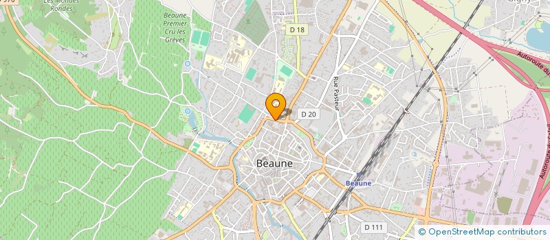 localisation de l'entreprise CTRE COM ACTION SOCIALE DE BEAUNE à BEAUNE