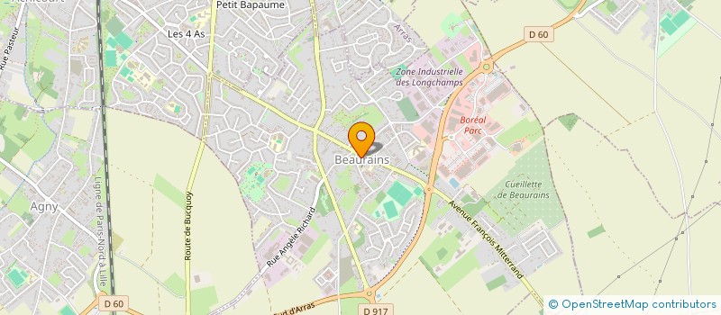localisation de l'entreprise CTRE COM ACTION SOCIALE DE BEAURAINS à BEAURAINS