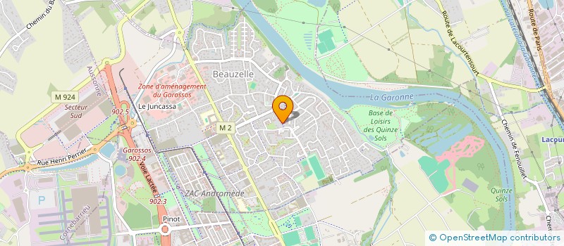 localisation de l'entreprise CTRE COM ACTION SOCIALE DE BEAUZELLE à BEAUZELLE