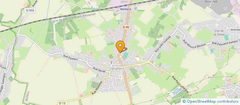 localisation de l'entreprise CTRE COM ACTION SOCIALE DE BELLAING  BELLAING