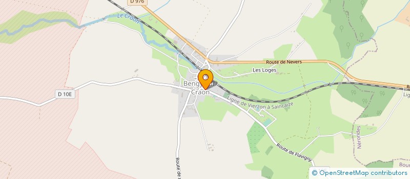 localisation de l'entreprise CTRE COM ACTION SOCIALE DE BENGY-CRAON à BENGY-SUR-CRAON