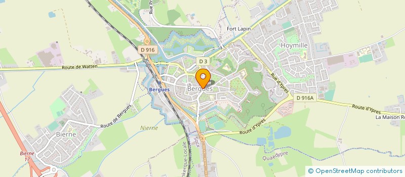 localisation de l'entreprise CTRE COM ACTION SOCIALE DE BERGUES à BERGUES
