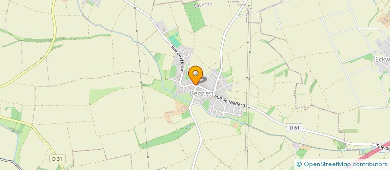 localisation de l'entreprise CTRE COM ACTION SOCIALE DE BERSTETT  BERSTETT