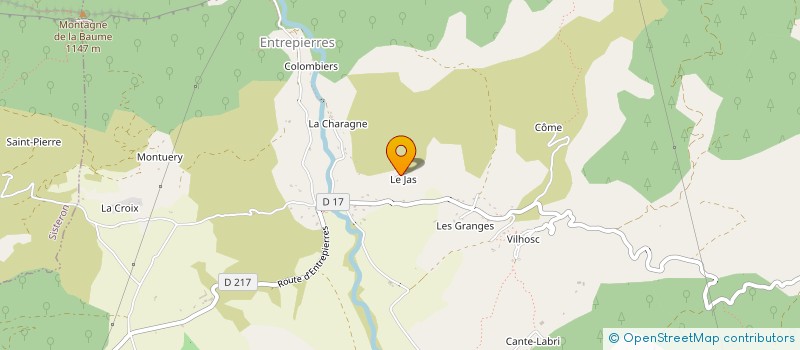 localisation de l'entreprise CTRE COM ACTION SOCIALE DE BEVONS à BEVONS