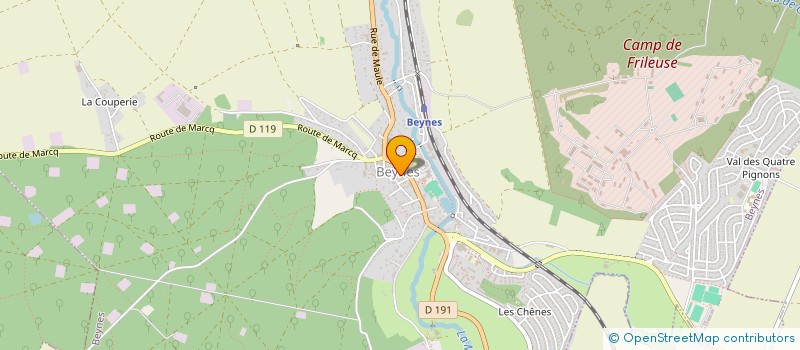localisation de l'entreprise CTRE COM ACTION SOCIALE DE BEYNES à BEYNES