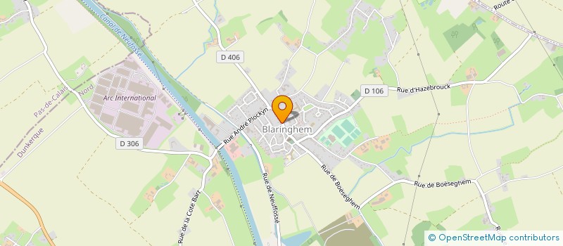 localisation de l'entreprise CTRE COM ACTION SOCIALE DE BLARINGHEM à BLARINGHEM