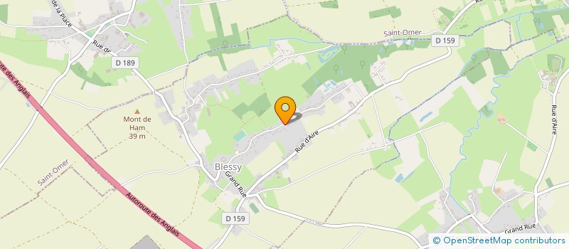 localisation de l'entreprise CTRE COM ACTION SOCIALE DE BLESSY  BLESSY